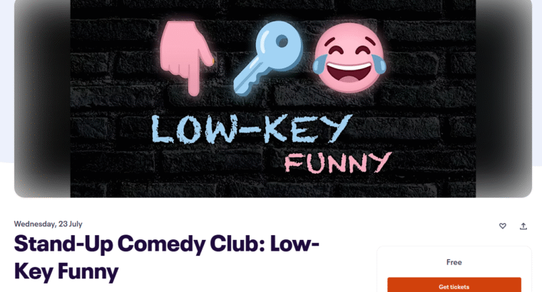 Stand-Up Comedy Club: Low-Key Funny