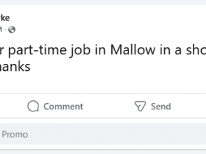 Looking for part-time job in a shop