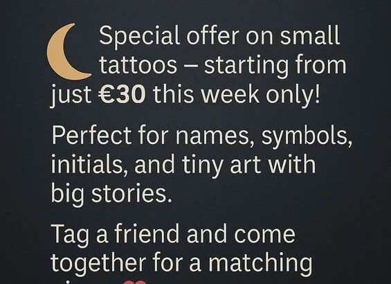 Small Tattoo Flash Sale