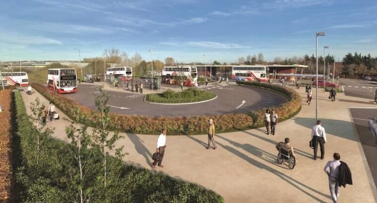 New bus interchange at Black Ash